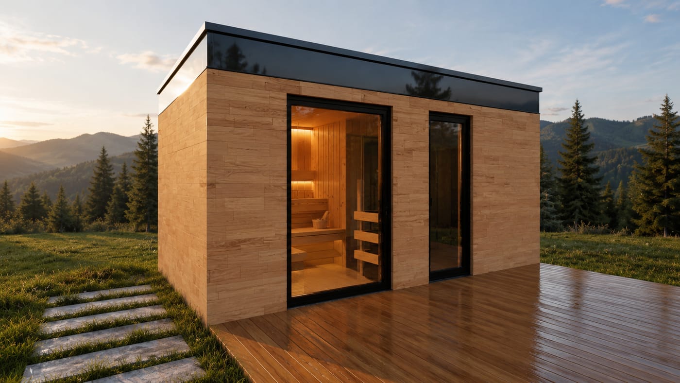 Sauna — pohled 5