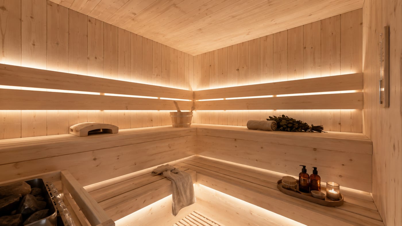 Sauna — pohled 6