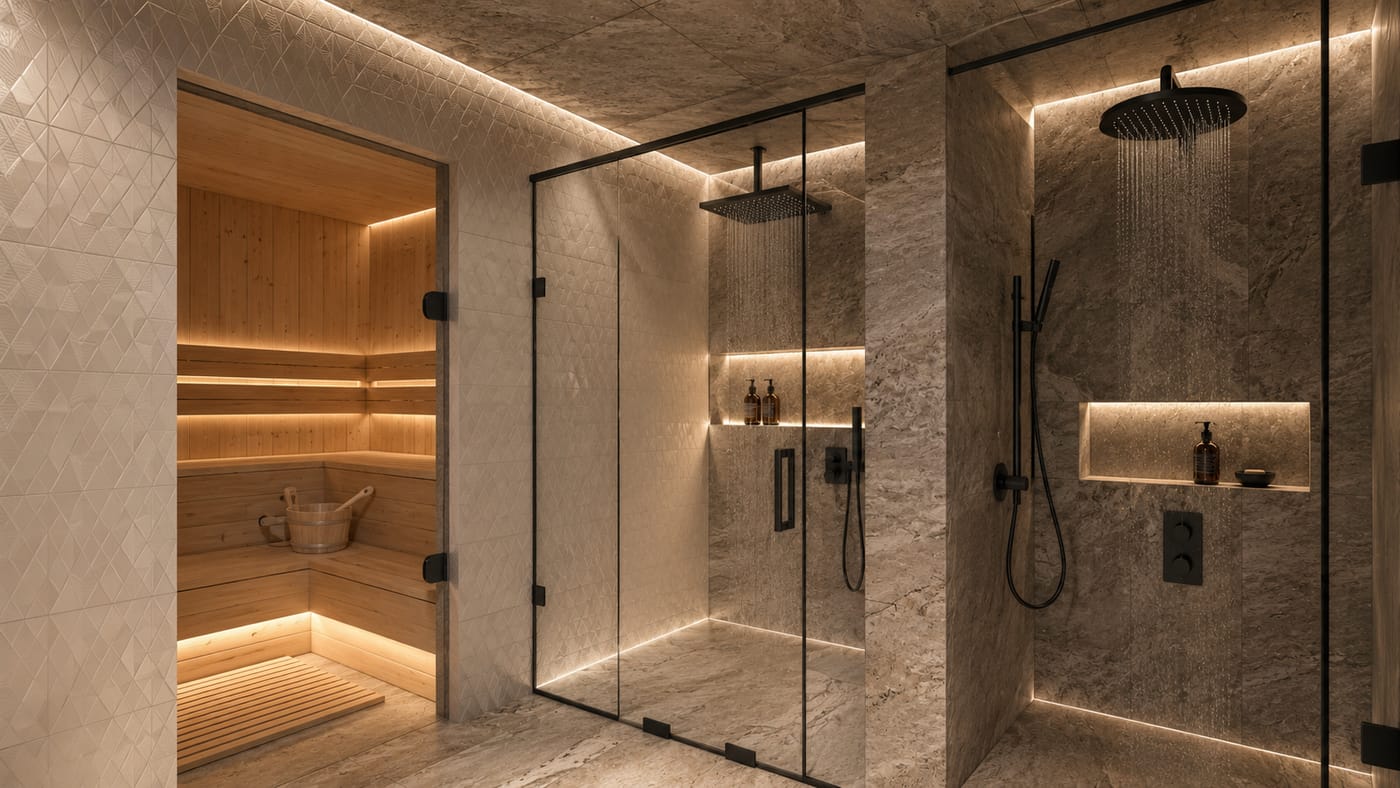 Sauna — pohled 7