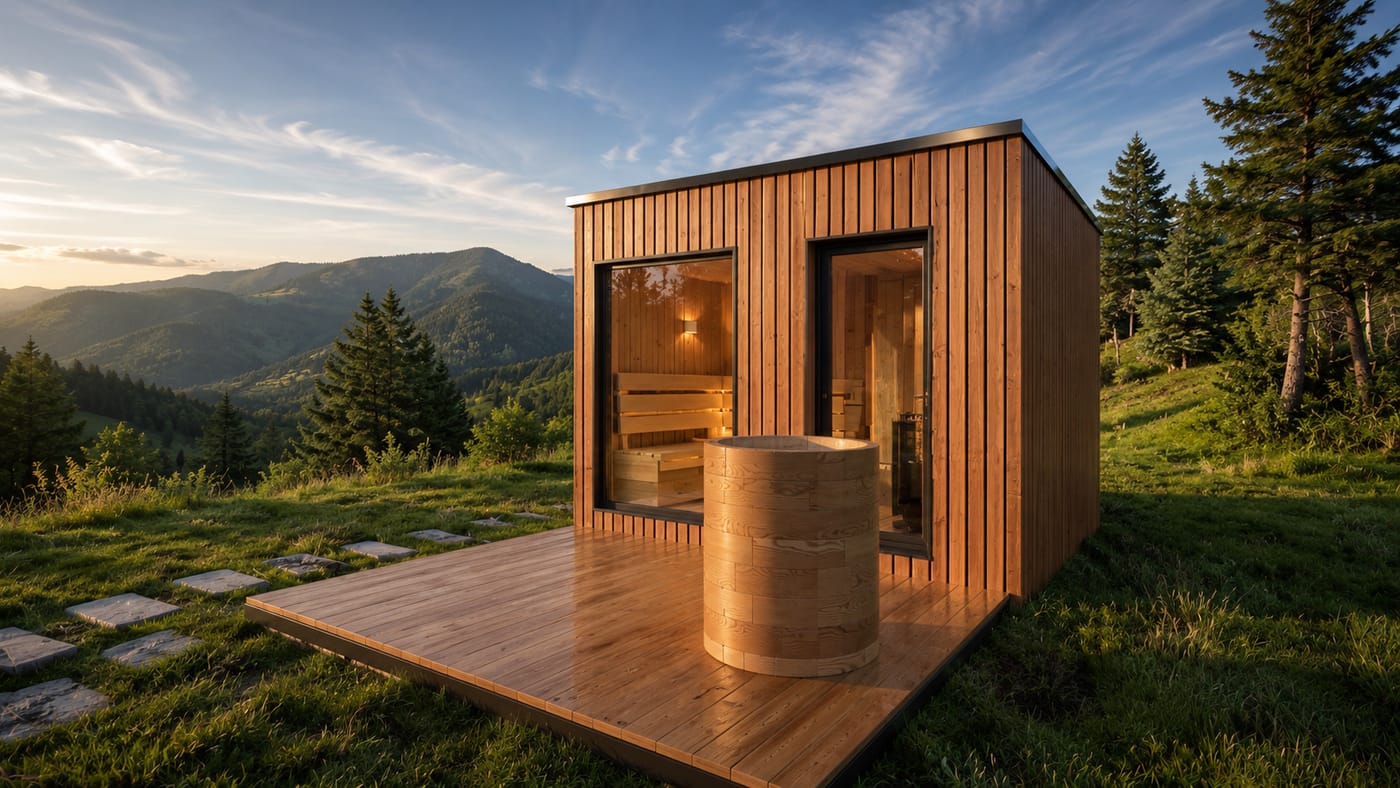 Sauna — pohled 9